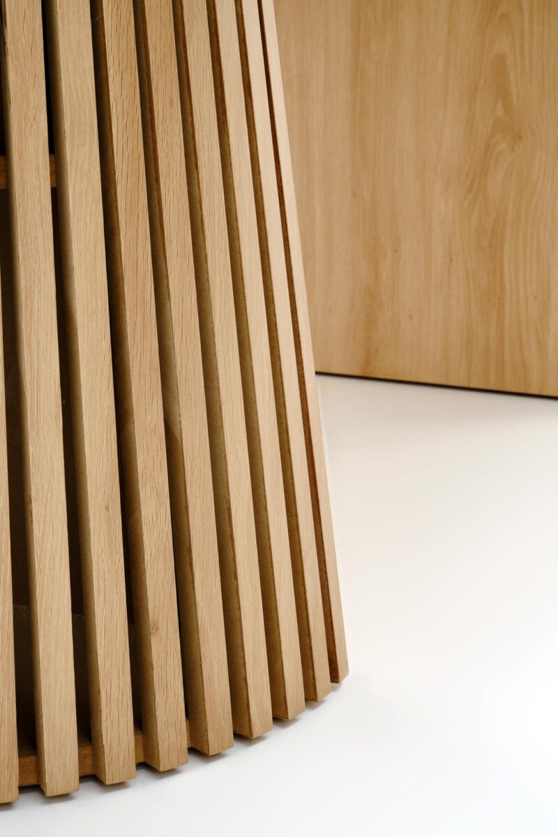 Pidentävä ruokapöytä FARGO, luonnonpuu / luonnonpuu