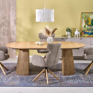 Pidentävä ruokapöytä FARGO, luonnonpuu / luonnonpuu