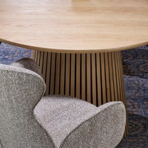 Pidentävä ruokapöytä FARGO, luonnonpuu / luonnonpuu