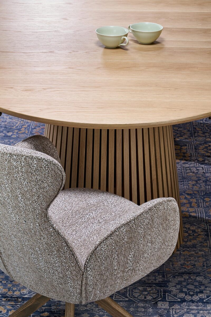 Pidentävä ruokapöytä FARGO, luonnonpuu / luonnonpuu