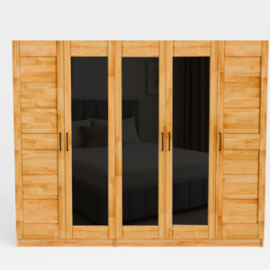 5d-_1_ Tammi puusta valmistettu vaatekaappi TORONTO XXL