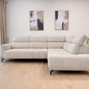 Lagos kulmasohva sähkötoiminen Beige