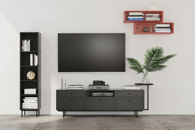 Hylly ARROCCO sormenjälkisuojalla