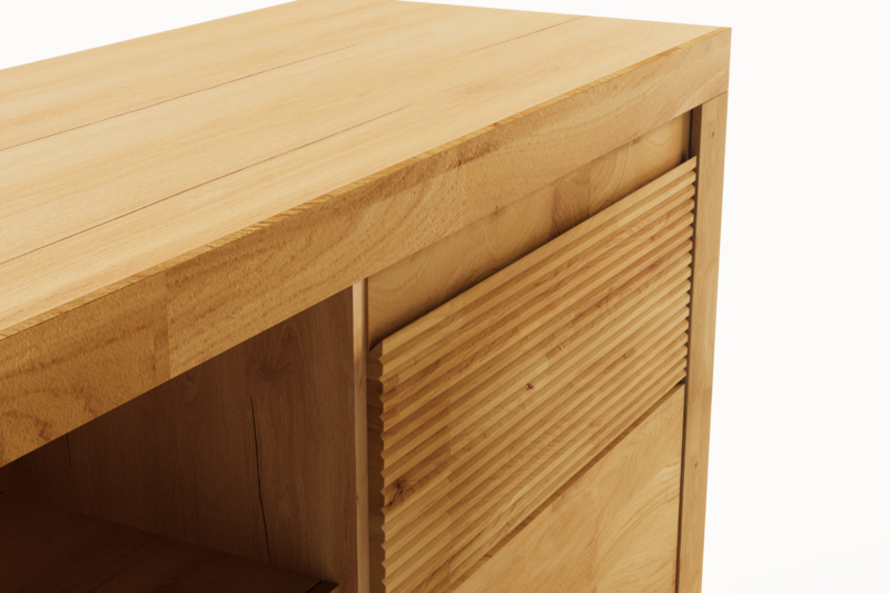 BUE-44 Tammi puusta TV-tukijalka Bruno 44