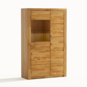 Tammi puusta vitriini Bruno 82