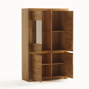 Tammi puusta vitriini Bruno 82