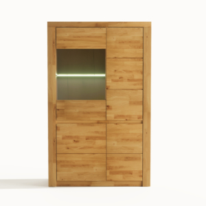 Tammi puusta vitriini Bruno 82