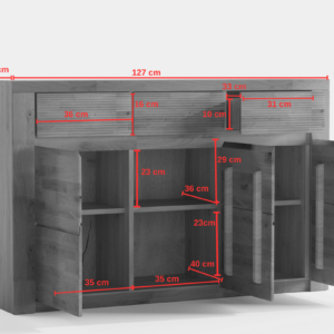 Tamminen komero BRUNO 10