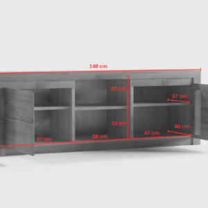 Bruno-41 Tammapuinen TV-taso Bruno 41