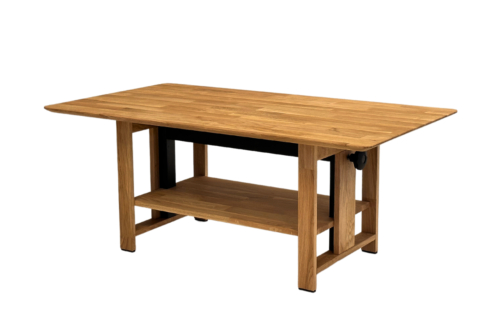 Säädettävä tammipuinen kahvipöytä OAKLY