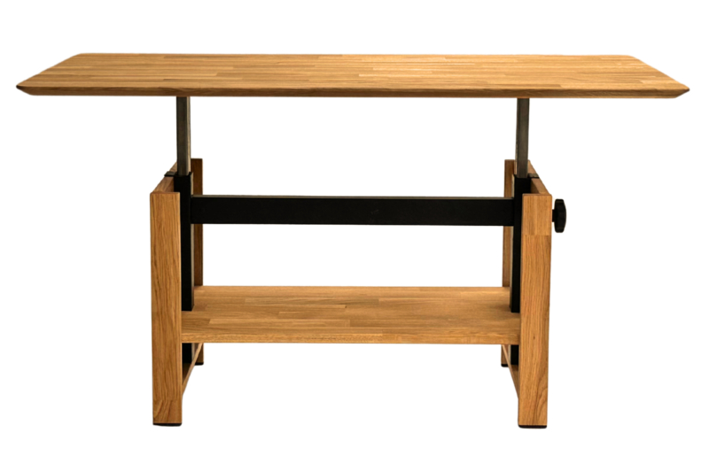 Säädettävä tammipuinen kahvipöytä OAKLY