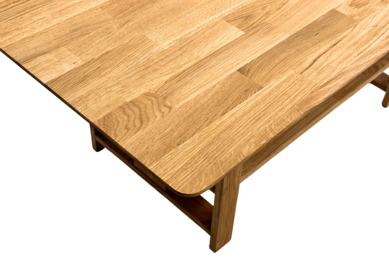 Säädettävä tammipuinen kahvipöytä OAKLY