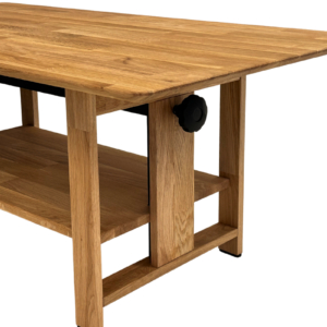 Säädettävä tammipuinen kahvipöytä OAKLY