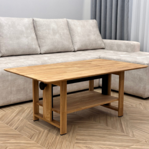 Säädettävä tammipuinen kahvipöytä OAKLY