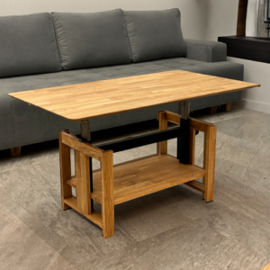 Säädettävä tammipuinen kahvipöytä OAKLY
