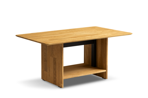 Tammi puusta valmistettu säädettävä kahvipöytä BLATEM