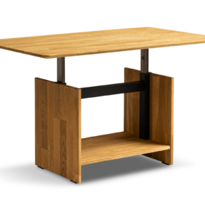 Tammi puusta valmistettu säädettävä kahvipöytä BLATEM