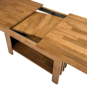 Säätökelpoinen tamminen tv-taso OREO 150