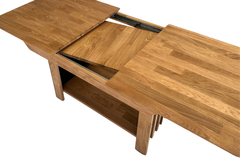 Säätökelpoinen tamminen tv-taso OREO 150