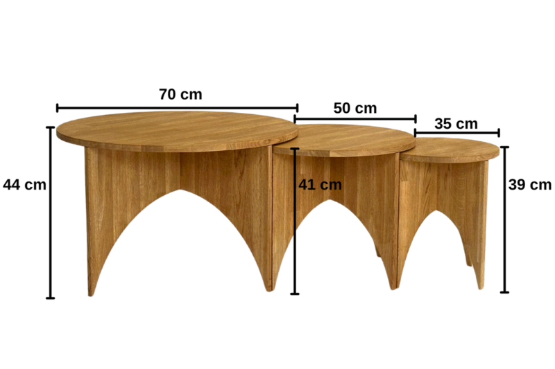 C-30-_5_ Tammenpuinen kahvipöytäsetti DIONY