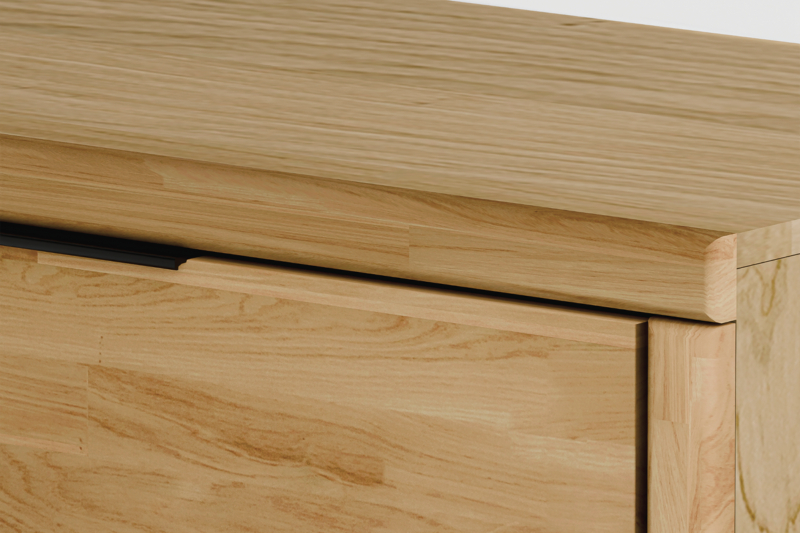 Tammi-puiset televisiotalust Mono Loft 02