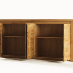 Debowa-komoda-rustykalna-Bruno-19-6 Tammi-puusta laatikosto BRUNO 19