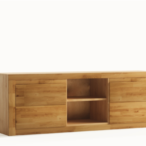 Debowa-ryflowana-szafka-RTV-140-cm Tammapuinen TV-taso Bruno 41