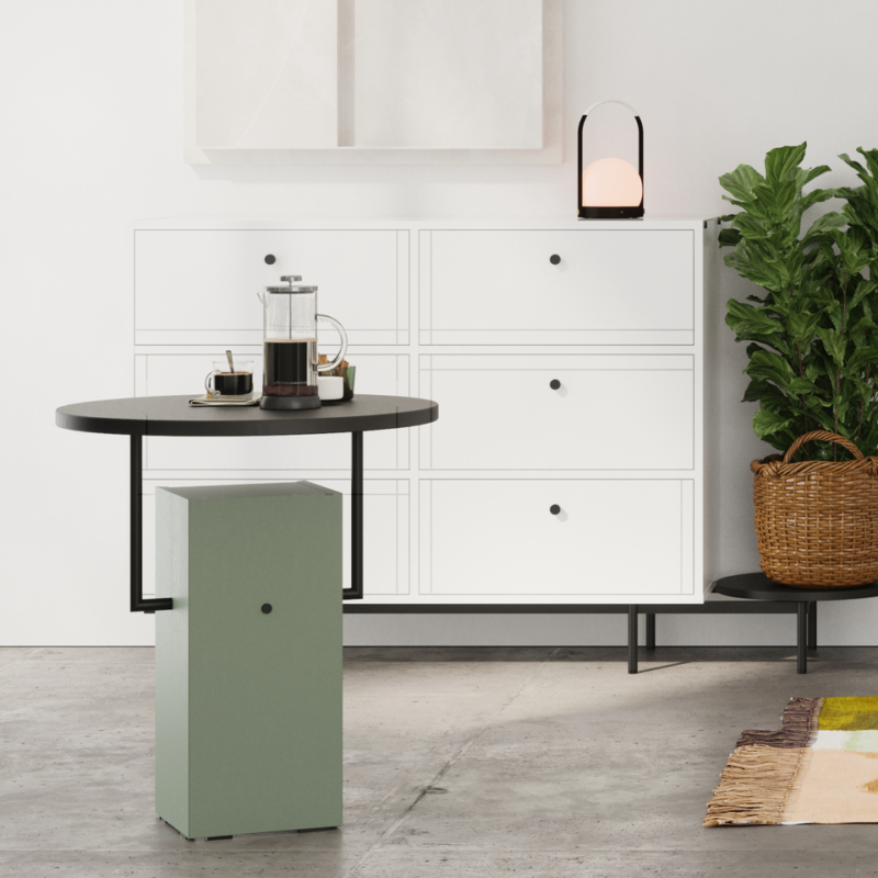 AROCCO-sohvapöytä mustalla sormenjälkiä estävällä pinnalla