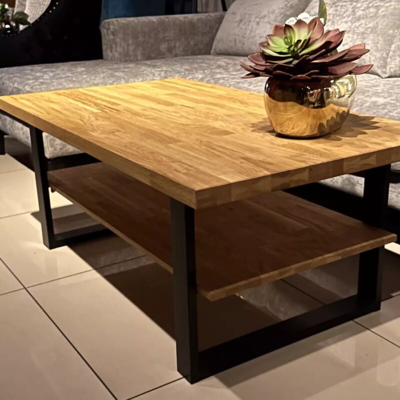 Detroit-_1_ Detroit-sohvapöytä metallista ja puusta