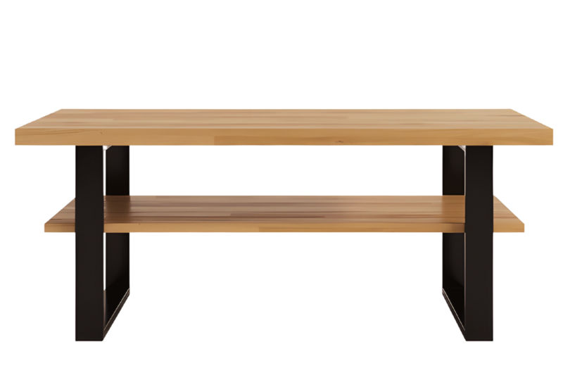 Detroit-_3_ Detroit-sohvapöytä metallista ja puusta