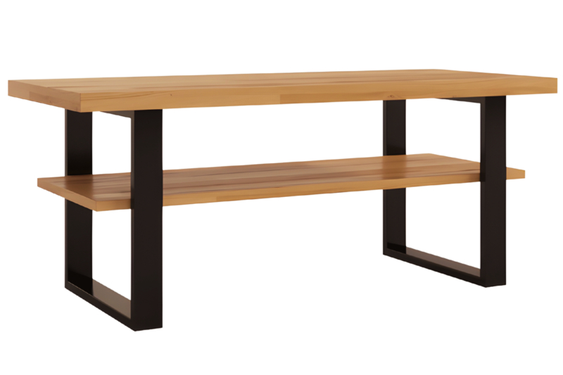 Detroit-_5_ Detroit-sohvapöytä metallista ja puusta