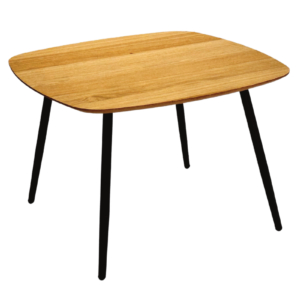 Puu-diivanipöytä metallijaloilla GEOMETRIC 02