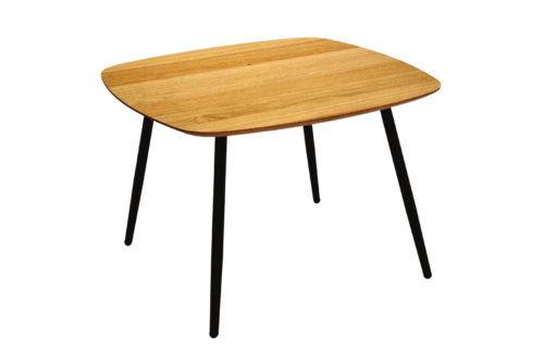 Puu-diivanipöytä metallijaloilla GEOMETRIC 02