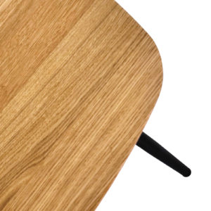 Puu-diivanipöytä metallijaloilla GEOMETRIC 02