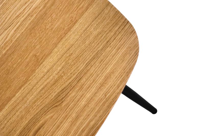 Puu-diivanipöytä metallijaloilla GEOMETRIC 02