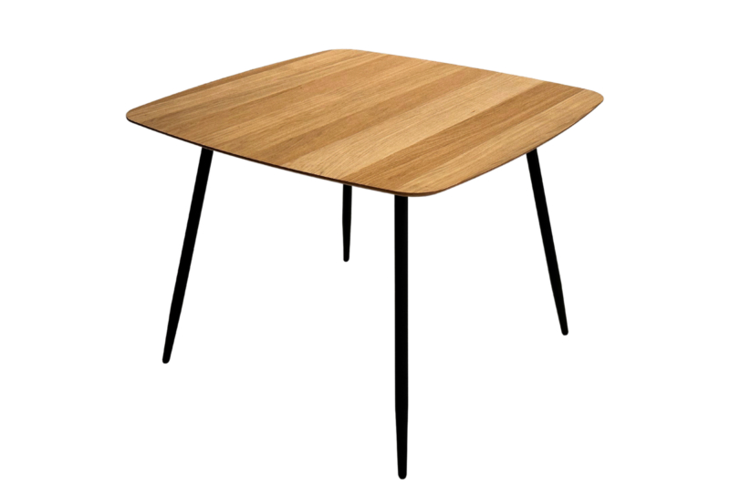 Pieni tammipuinen ruokapöytä GEOMETRIC 81