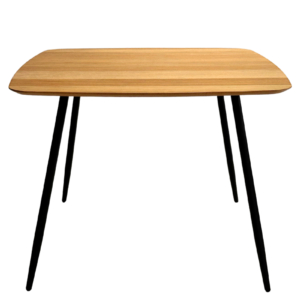 Pieni tammipuinen ruokapöytä GEOMETRIC 81