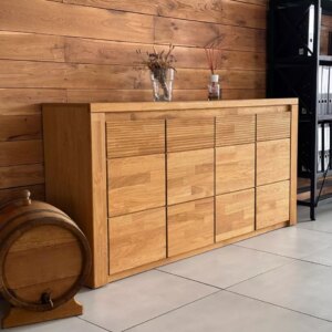 Komoda-debowa-Bruno-19 Tammi-puusta laatikosto BRUNO 19