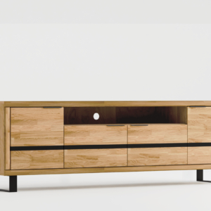 Tammi-puiset televisiotalust Mono Loft 02