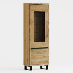 Tammi puusta valmistettu vitriini MONO LOFT 06