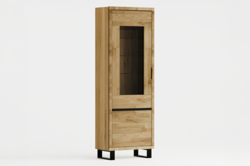 Tammi puusta valmistettu vitriini MONO LOFT 06