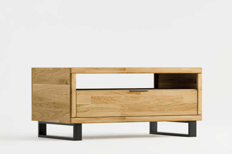 Tammi puusta tehty kahvipöytä Mono LOFT 08