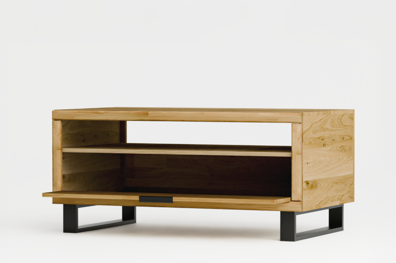 Tammi puusta tehty kahvipöytä Mono LOFT 08