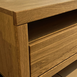 Tammi puusta tehty kahvipöytä Mono LOFT 08