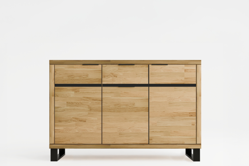 Tammiwoodista valmistettu Mono LOFT 32 kommode.