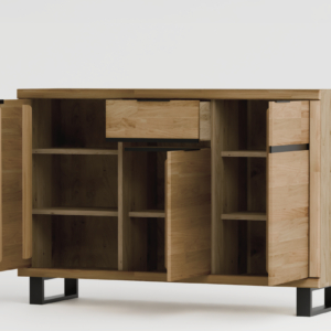 Tammiwoodista valmistettu Mono LOFT 32 kommode.