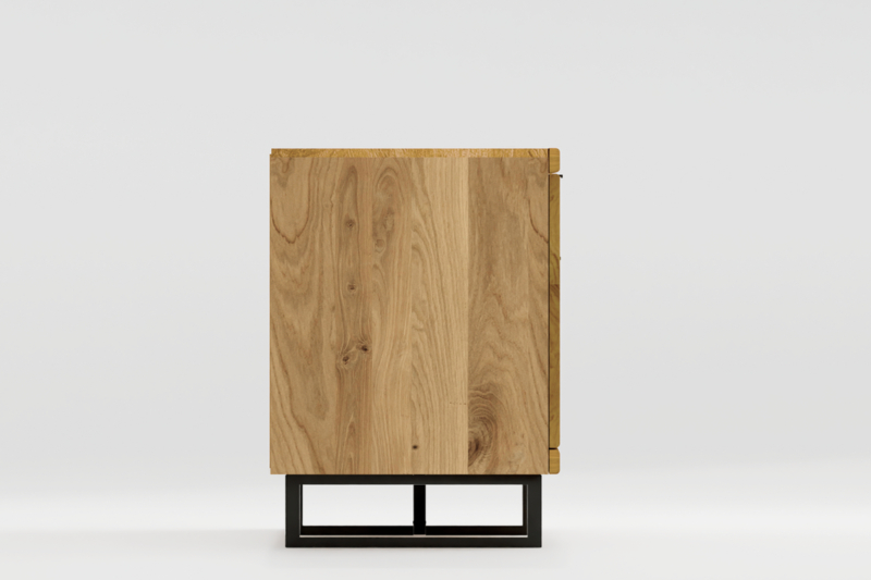 Tammi-puiset televisiotalust Mono Loft 02