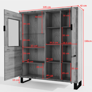 Puuvitriini Mono LOFT 07