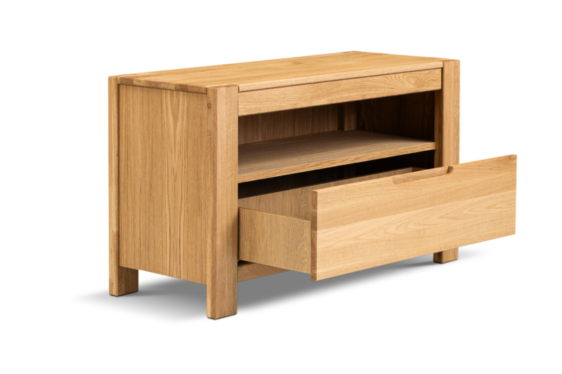 NE-40-_2_ Tammi puusta valmistettu TV-taso Napoli 40