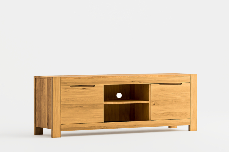 Tammi puusta valmistettu TV-taso Napoli 46